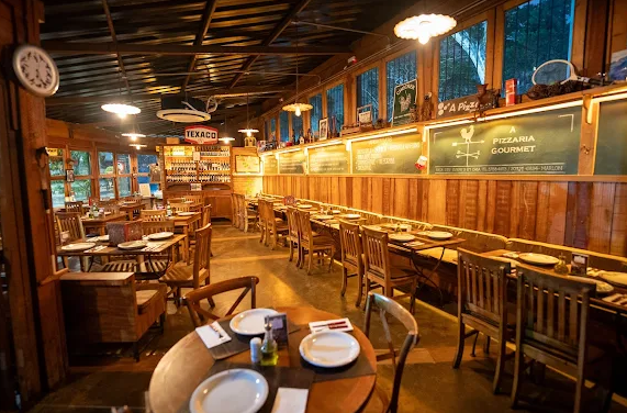 ambiente da pizzaria gourmet